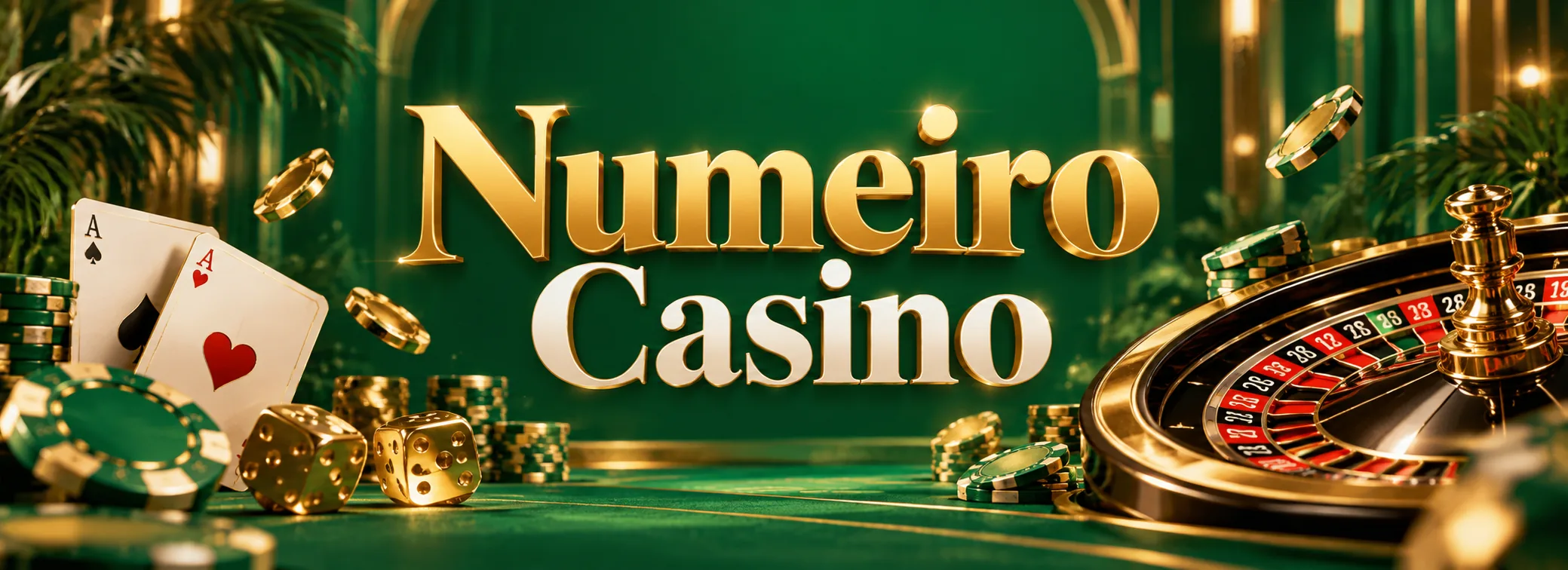 Banner do Numeiro Casino com bónus de boas-vindas de 200 € e 150 rodadas grátis